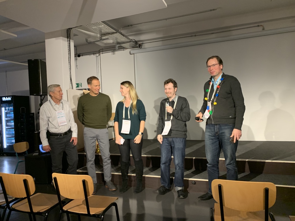 Panel discussion on stage